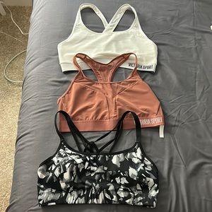 Victoria Sport and Champion sports bras